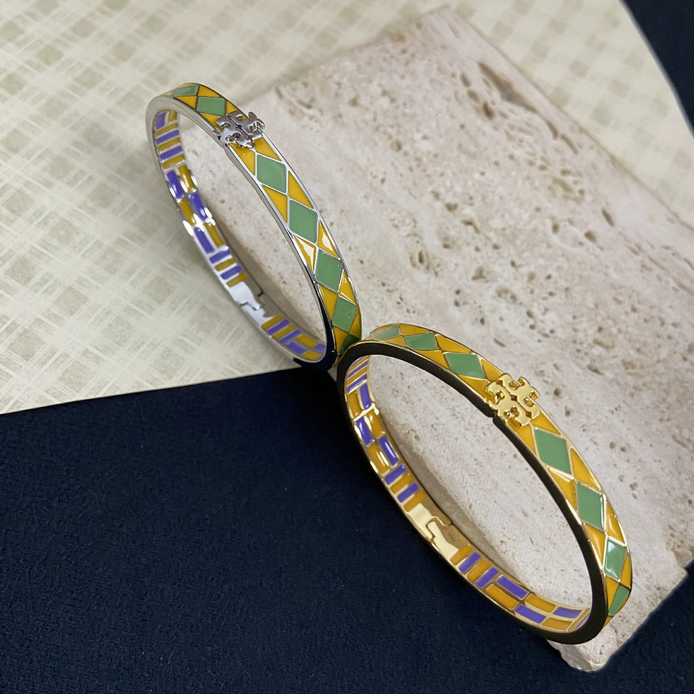 Tory Burch Multicolor Enamel Glaze Bracelet
